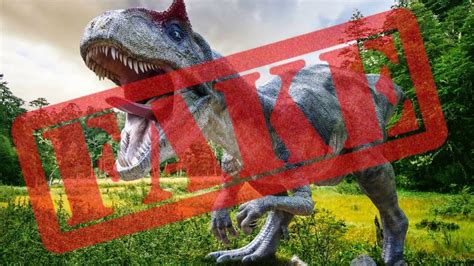 dinosuars are fake
